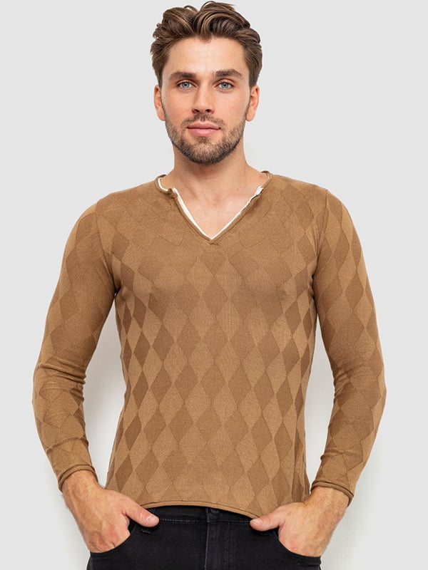 Пуловер коричневий | 6517128