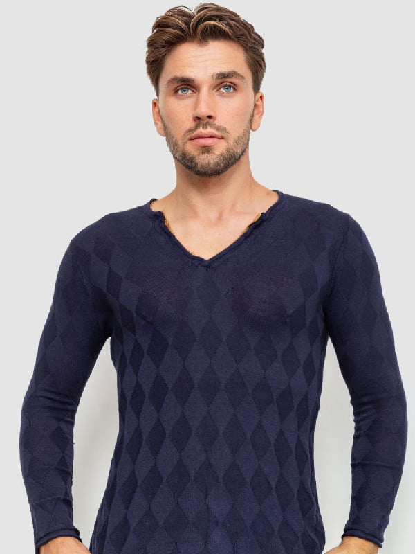 Пуловер темно-синий | 6517130