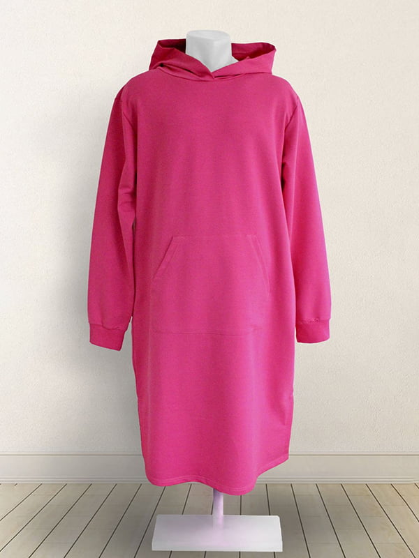 Сукня-худі рожева | 6516902