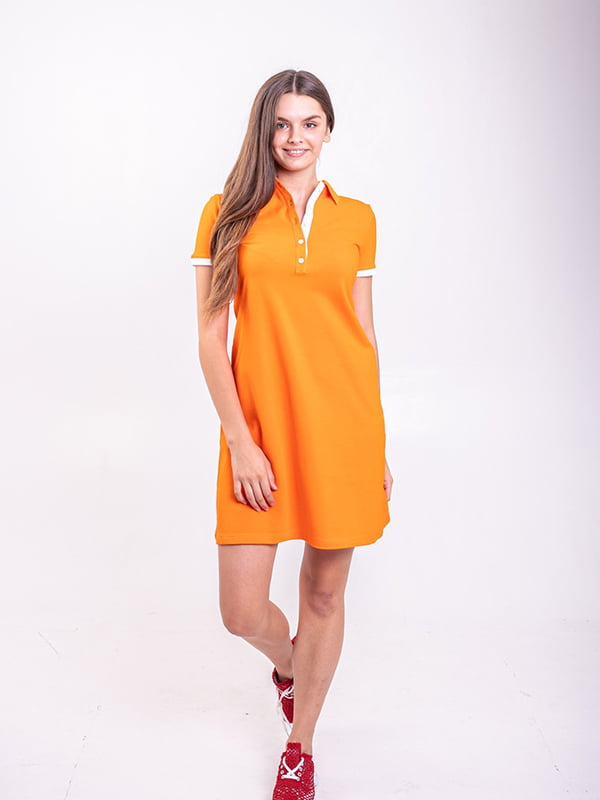 Сукня-поло помаранчева | 6520244