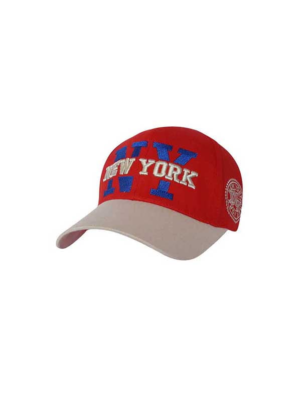 Кепка красная с логотипом “New York Sport Line” | 6530087