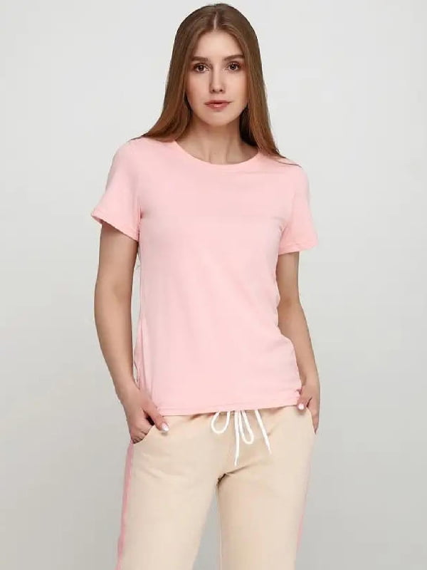 Класична футболка персикового кольору | 6533059