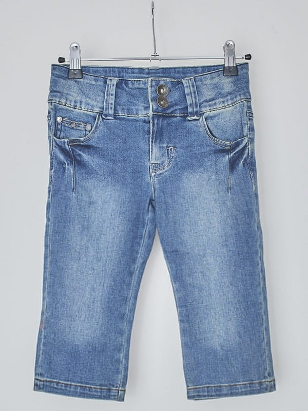 Капри джинсовые голубые | 6534930