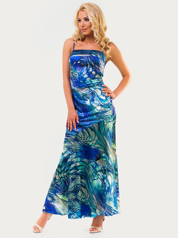 Сукня бузково-блакитна | 6384273