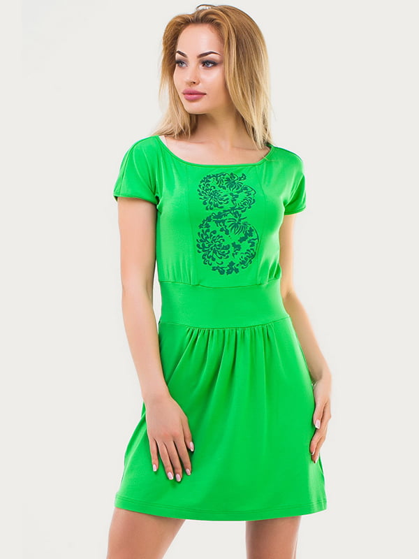 Платье зеленое | 6384486