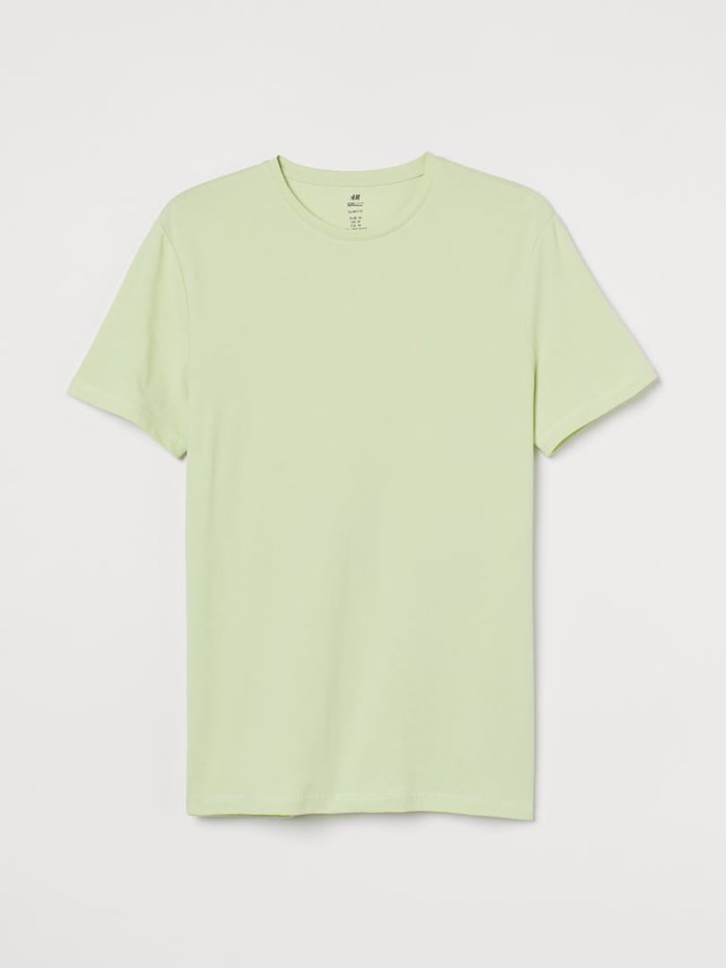 Базовая футболка салатового цвета | 6528175