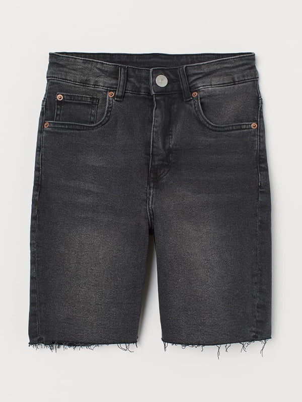 Шорти джинсові темно-сірі | 6566091