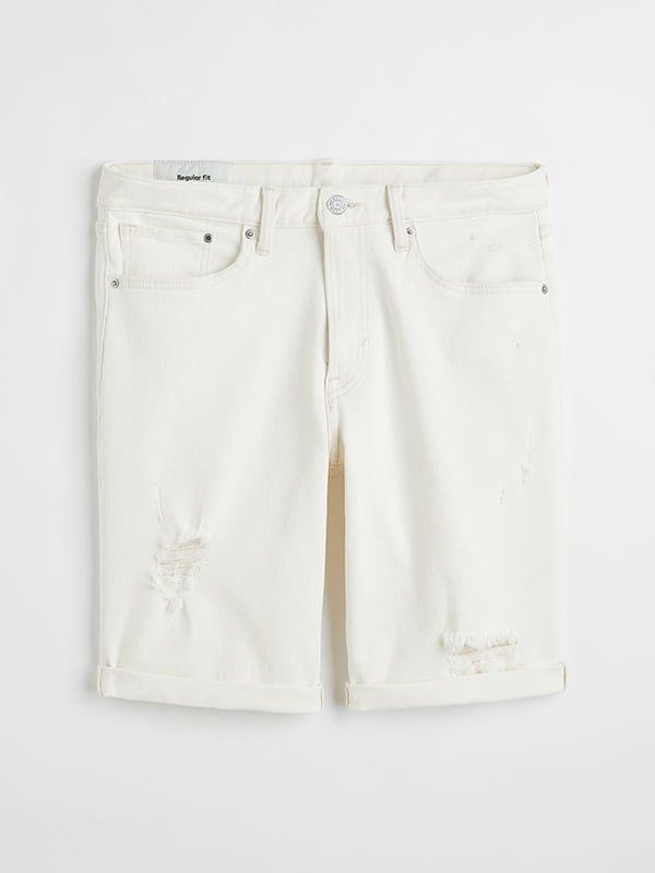 Шорты джинсовые белые | 6568025