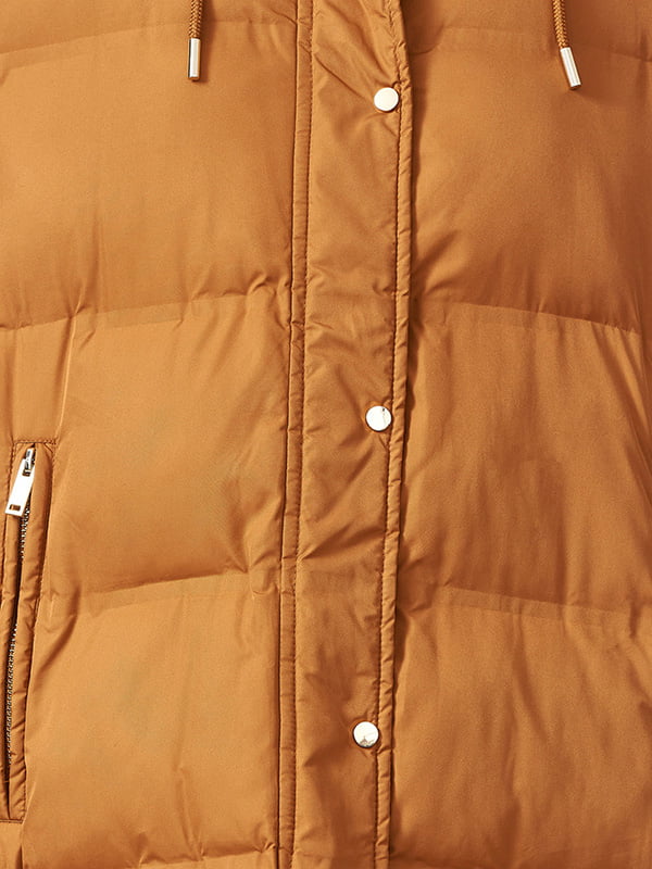 Стильна курточка коричневого кольору | 6568588