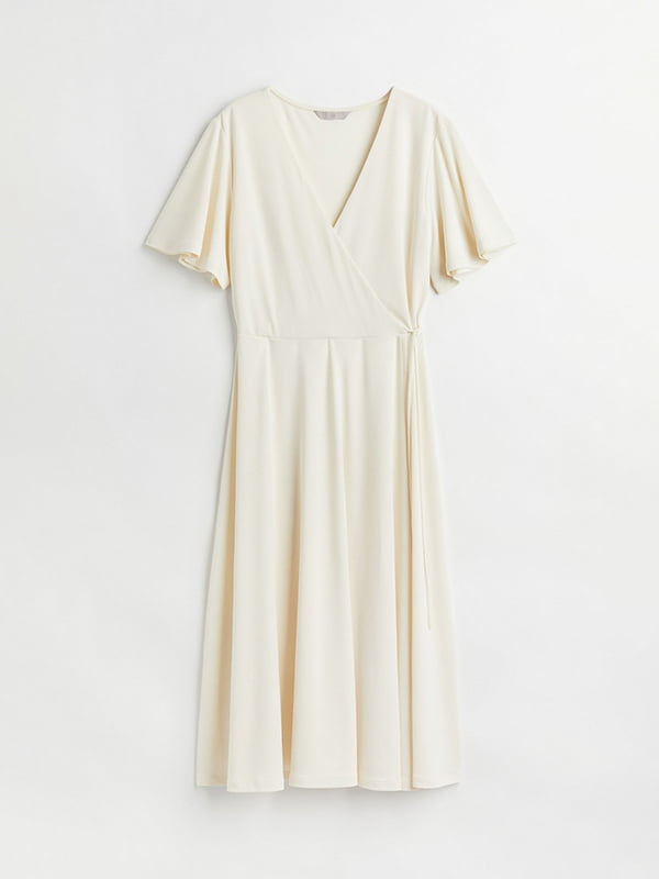 Сукня А-силуету молочного кольору | 6569505