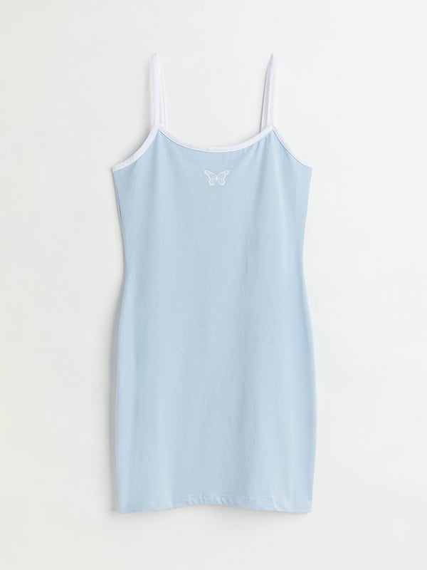Сукня у білизняному стилі блакитна | 6569520