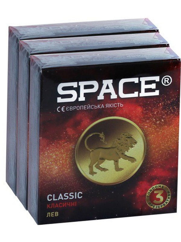 Презервативи Space 3 Classic (9 шт.; 3 пачки по 3 шт.) | 6590831