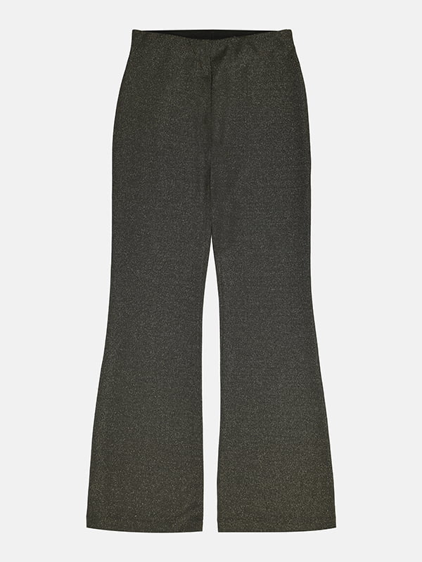 Расклешенные  брюки темно-зеленого цвета | 6585358