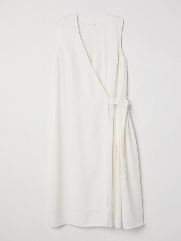 Платье А-силуэта белое | 6588206