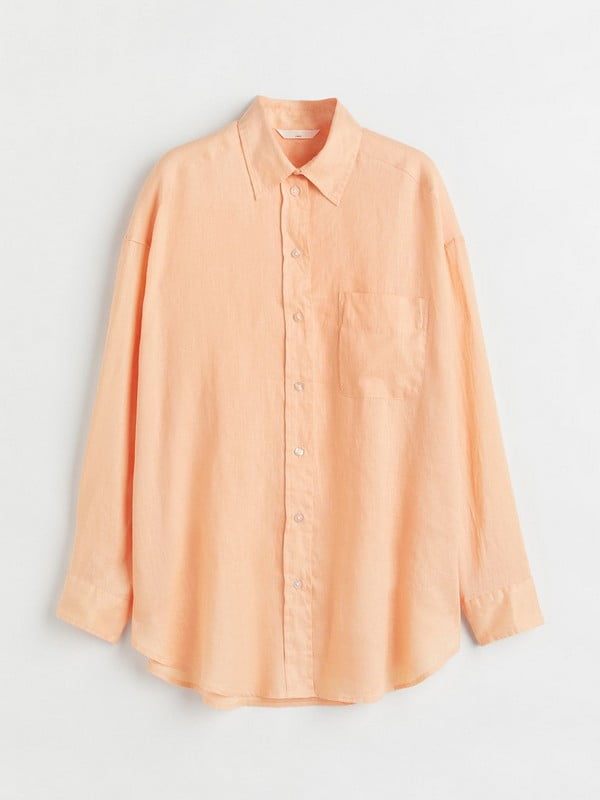 Рубашка персикового цвета | 6589031