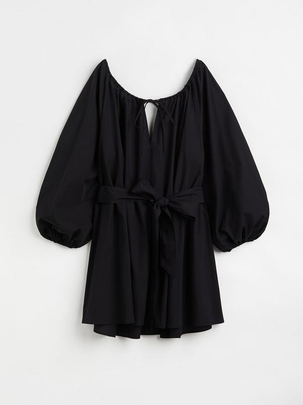 Сукня А-силуету чорна | 6589787