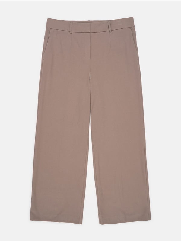 Прямые брюки бежевого цвета | 6608581