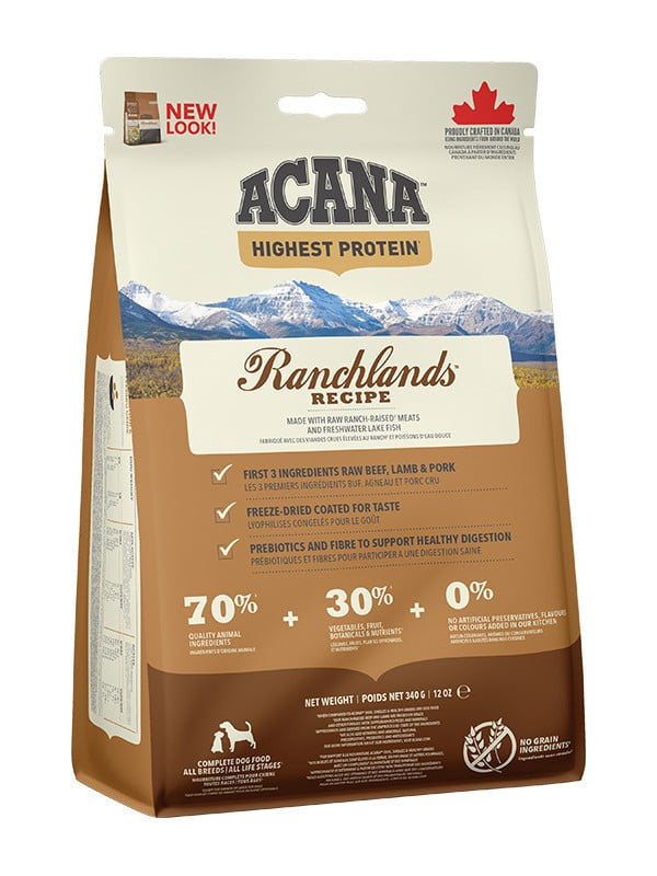 Acana Ranchlands сухой корм для собак всех пород 0.34 кг. | 6608968