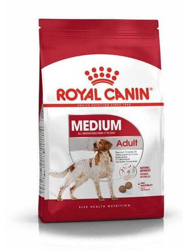 Royal Canin Medium Adult сухой корм для взрослых средних собак 11-25 кг от 12 мес 10 кг. | 6611705