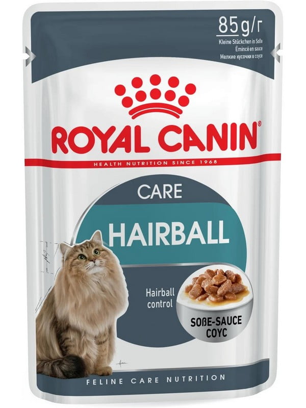 Royal Canin Hairball Care Gravy влажный корм для кошек при комочках в желудке 85 г х 12шт | 6611916