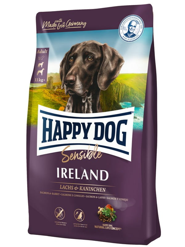 Happy Dog Sensible Irеland сухой корм для собак при проблемах с кожей и линькой 4 кг. | 6611938