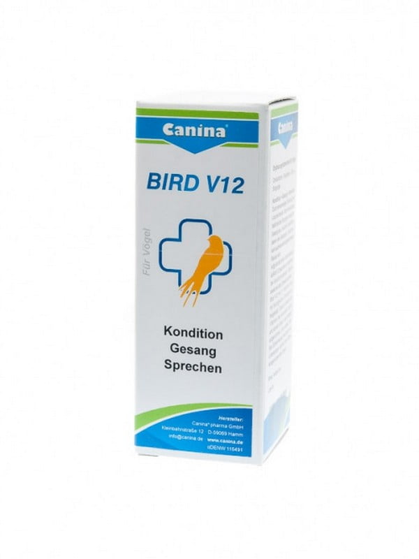 Canina BIRD V12 мультивітамінна добавка для птахів сприяє співу та мовленню | 6612245