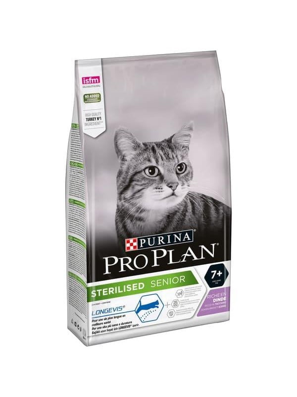 Purina Pro Plan Sterilised Senior Turkey с индейкой для кошек старше 7 лет | 6612747