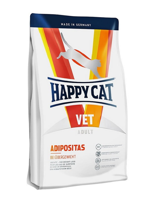Happy Cat VET Diet Adipositas сухий корм для котів при ожирінні | 6613413