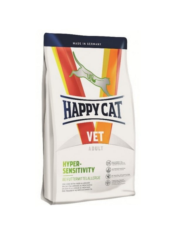 Happy Cat VET Diet Hypersensitivity сухий корм для котів при алергіях | 6613414