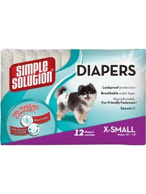 Simple Solution Disposable Diapers підгузки для собак та тварин | 6613900