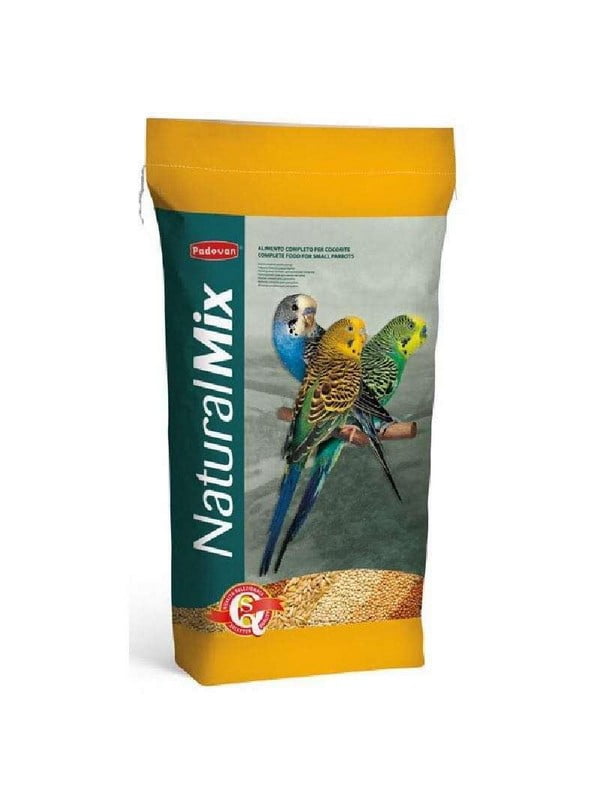 Padovan Naturalmix Cocorite 20 кг. основной корм для попугаев волнистых | 6613910