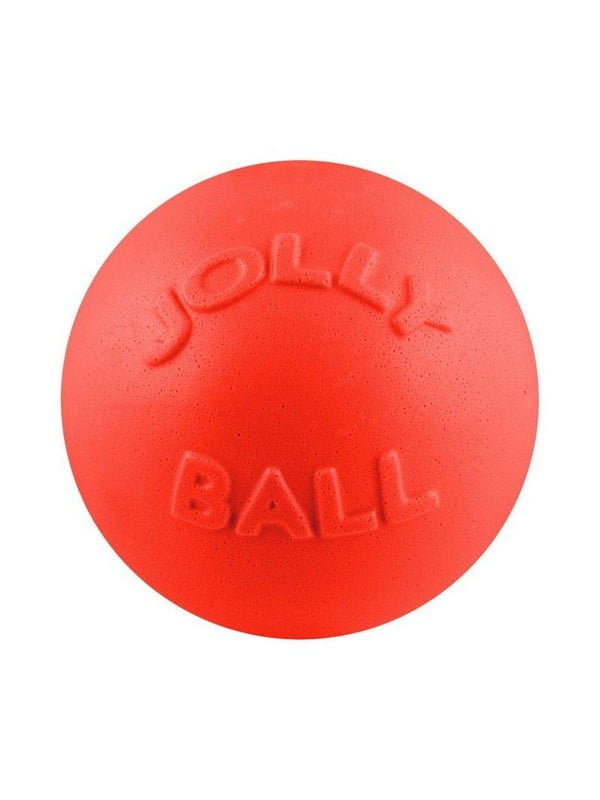 Jolly Pets BOUNCE-N-PLAY іграшка м'яч для собак Середній - 14 см., Помаранчевий | 6613932