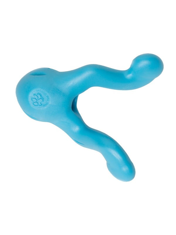 West Paw Tizzi Dog Toy іграшка для собак з отвором для ласощів Маленький - 11 см, Блакитний | 6614019