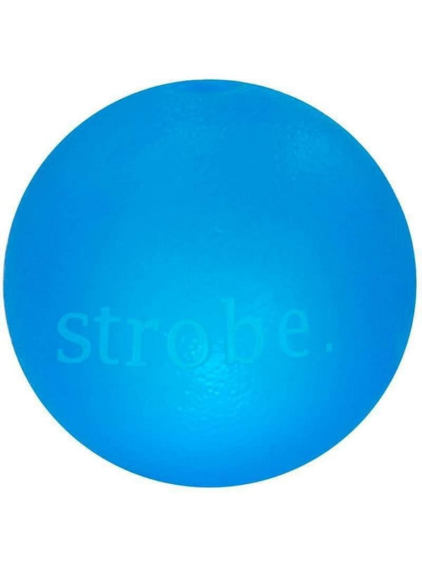 Суперміцна іграшка м'ячик, що світиться, для собак Planet Dog Strobe Ball Блакитний | 6614077