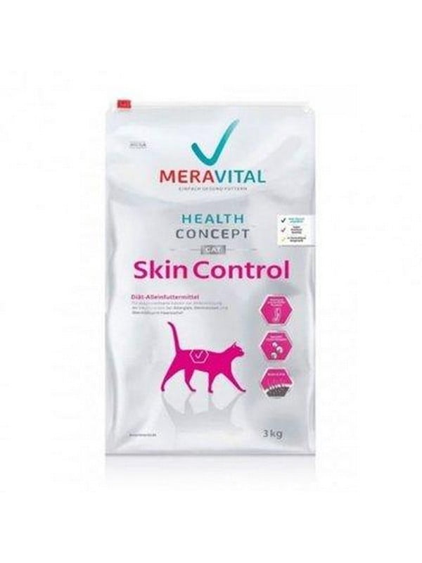 MERA Vital MVH Skin Control сухий корм для котів при дерматозі та випаданні вовни | 6614507
