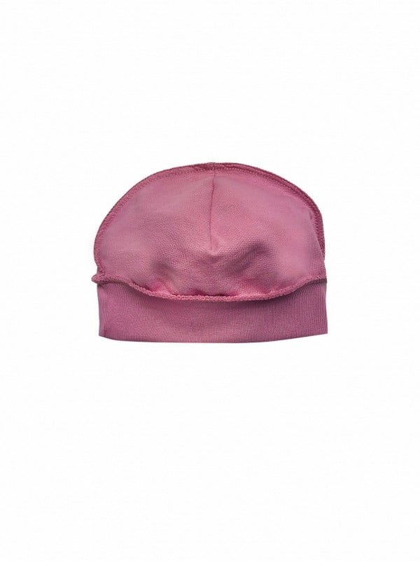 Темно-рожева шапка з футера з начосом | 6618806