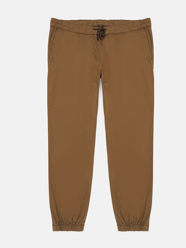 Стильные брюки коричневого цвета | 6619969