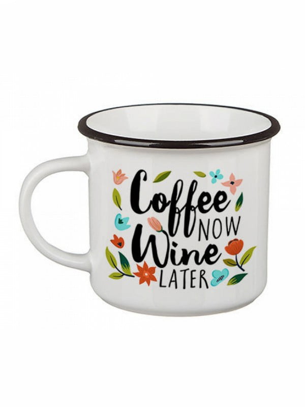 Кружка “Coffee now, wine later” | 6621348