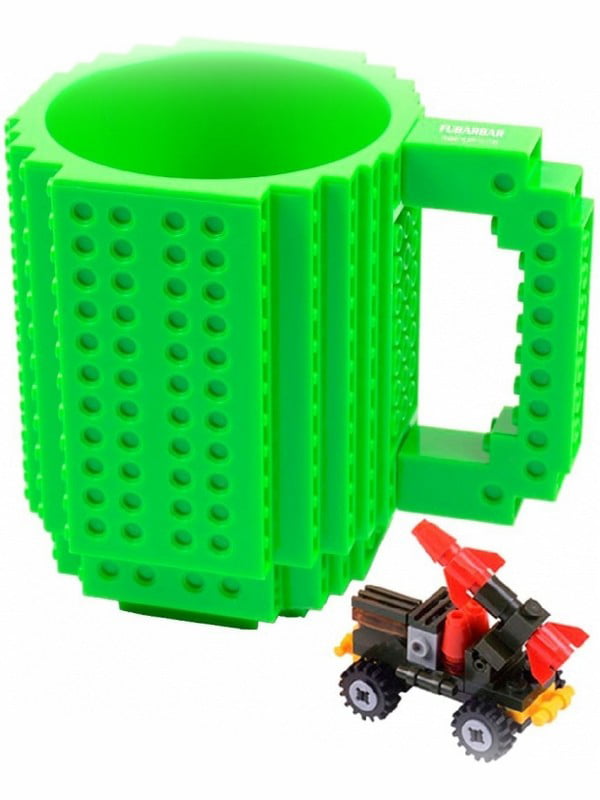 Кружка Lego брендовая зеленая (350 мл) | 6621378