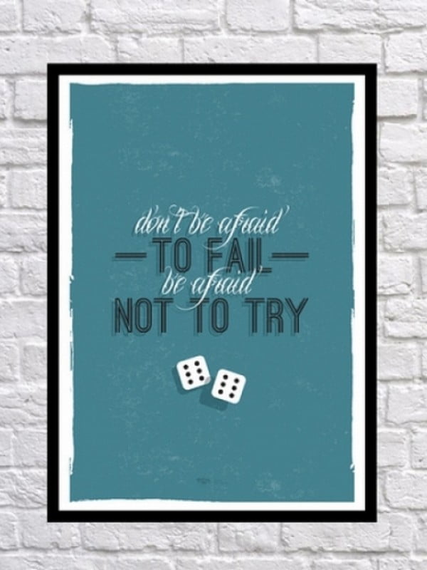 Постер "Fail Not To Try" | 6622611