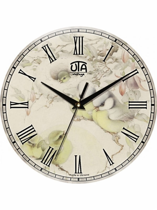 Настенные часы Vintage Синички | 6623363
