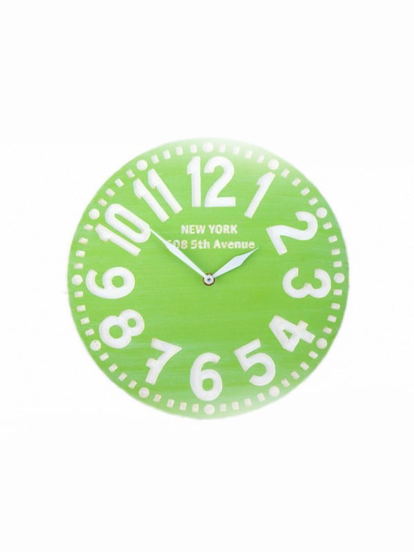 Настінний годинник Нью-Йорк (яблучно-зелений) | 6623397