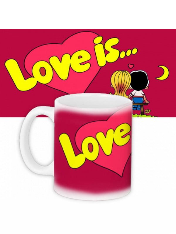Чашка red Love is... (350 мл) | 6623597