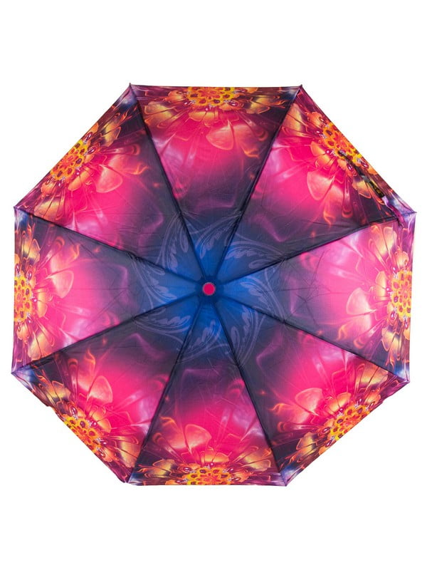 Зонт полуавтомат разноцветный с рисунком | 6625764