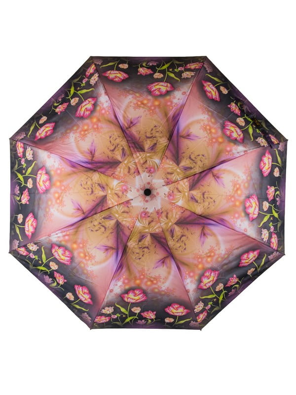 Зонт полуавтомат разноцветный с рисунком | 6625765