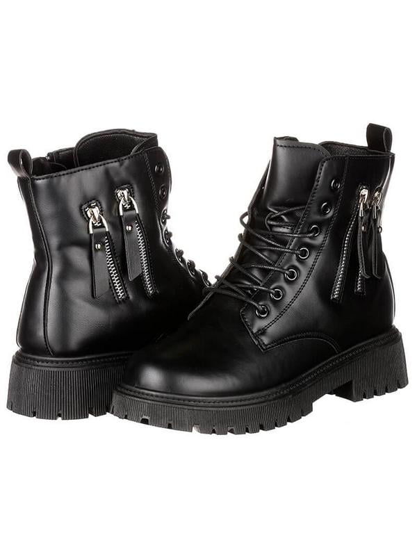 Черные зимние ботинки | 6619521