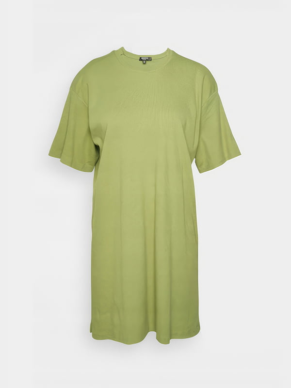 Сукня-футболка зелена | 6255703