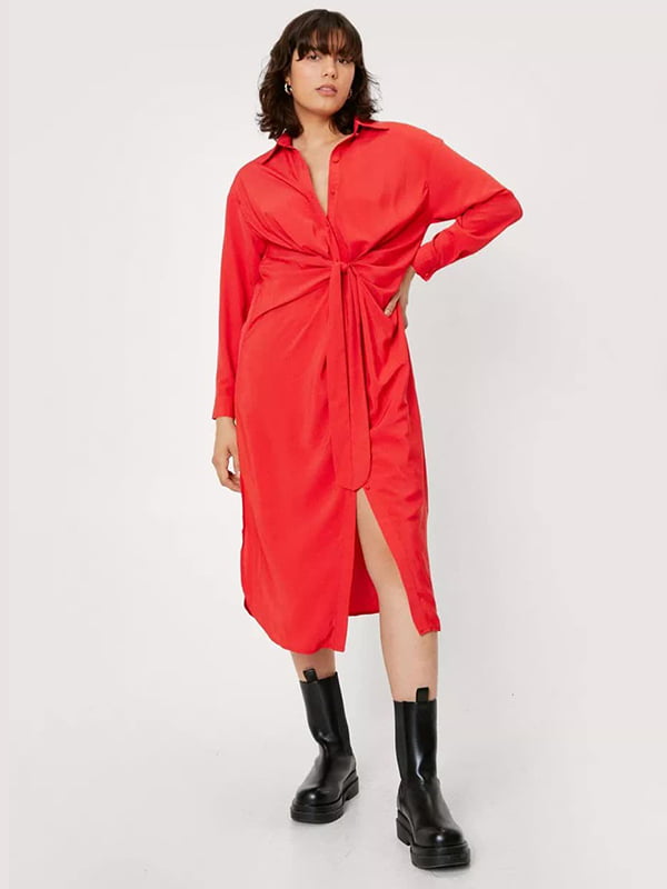 Сукня-сорочка червона | 6630479