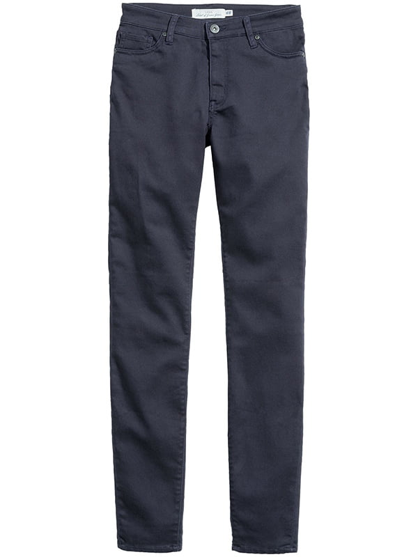 Прямые брюки темно-синие | 6632043