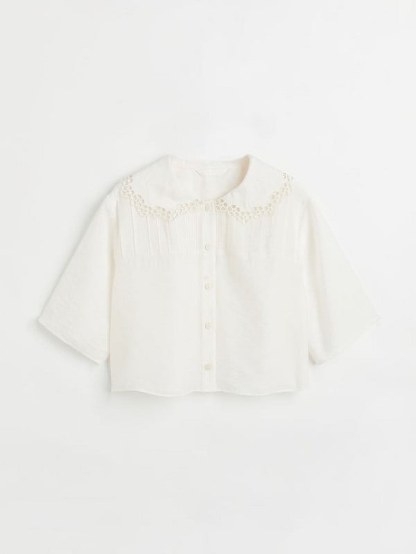 Блуза молочного кольору | 6632432